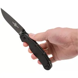 Ніж Ontario Knife RAT I AUS-8 BB Black - мініатюра 5