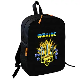 Шкільний рюкзак дитячий Тризуб Україна + Сумка для взуття спортивної форми рюкзак-мішок хлопчикові (01854) - мініатюра 5