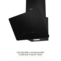Витяжка декоративна похила Weilor Aura Wds 63 Black - мініатюра 4