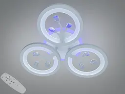 Люстра стельова LED Diasha біла 50W пульт