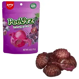 Желейні цукерки Amos Peelerz Gummy Grape 170г - мініатюра 3