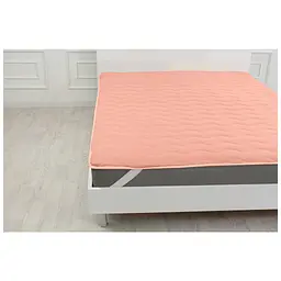 Наматрацник MirSon №1762 Eco Light Coral Тенсель Modal на гумці в кутках 100x200 см (2200003712223)