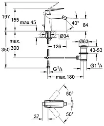 Змішувач для біде M-Size Grohe Allure Brilliant 23117000 Хром - мініатюра 2