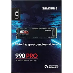 Накопичувач SSD M.2 2280 1TB 990 PRO Samsung (MZ-V9P1T0BW) - мініатюра 4
