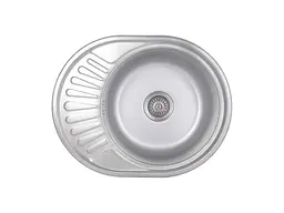 Мийка врізна Brinex 570х450х180мм 1 5745, Satin 0,8мм BRIN5745SAT08