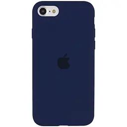 Чохол Epik Silicone Case Full Protective (AA) для Apple iPhone SE (2020) / 7 / 8 (4.7) Темно-синій / Midnight blue