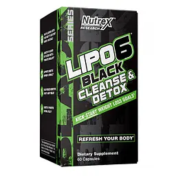 Комплекс для Очищення та Детоксикації Організму Lipo-6 Black Cleanse Detox - 60 капсул