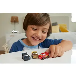 Набір Cars із 3 металевих міні-гонщиків оновлений з мультфільму Тачки в асортименті (GKG01) - мініатюра 9