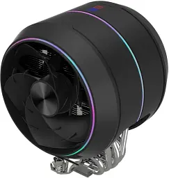 Кулер для процесора Zalman ZET 5, Black, алюміній и 5 мідних теплових трубок, 2x130 мм 600~2000RPM±10%, для Intel 115x/1200/1700/1851, AMD AM4/AM5, до 220 Вт, висота 158 мм (ZET5BLACK) - мініатюра 4