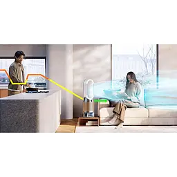 Очищувач повітря Dyson Purifier Humidify+Cool PH2 De-Nox White/Gold (545007-01) [136063] - мініатюра 3