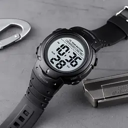 Чоловічий наручний годинник 1560 Black-Gray Skmei acs0030689 - мініатюра 2