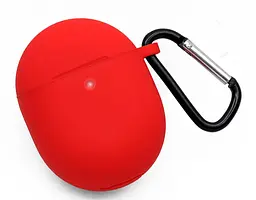 Чохол-накладка DK Silicone Candy Friendly з карабіном для Google Pixel Buds Pro (red) - мініатюра 2