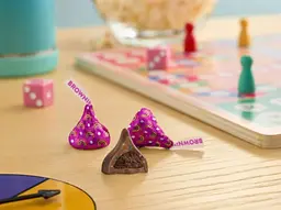 Шоколадні цукерки Hershey's Kisses Rainbow Brownie Flavored Candy 255г - мініатюра 6