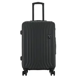 Валіза середня Semi Line T5985-4 ABS-пластик 24 дюйми 69 л Чорний