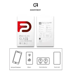 Захисне скло для TECNO Pova (LD7), Full Glue HD, 2.5D, повністю прозоре, на весь екран, глянцеве, загартоване 9H, повне проклеювання по всій поверхні, з чорною рамкою, протиударне, кришталево чітке зображення, ArmorStandart (ARM65106) - мініатюра 5