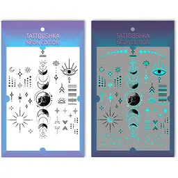 Набір тату NIGHT SHOW неонові Tattooshka LB-166 (4825800012123) shop (4825800012123)