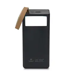 Повербанк 40000mAh Power Bank Kraft TPB-2340 Black 22.5W QC3.0 LED-ліхтар (43-00035)