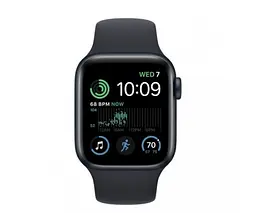 Смарт-годинник Apple Watch SE 2022 GPS+LTE Midnight Aluminum Case with Midnight Sport Band 40 мм Size M/L (MNTN3) (62760-ska) - мініатюра 2