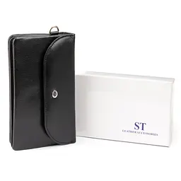 Жіночий шкіряний гаманець-клатч ST Leather 19х9,5х2,5 см acs0015831 - мініатюра 7