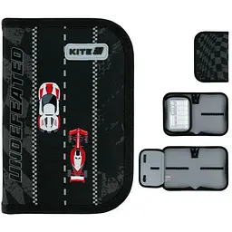 Пенал Kite 1 від., 1 відв., без наповнення 621 Race&Win