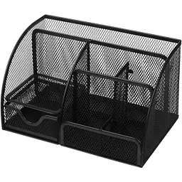 Підставка-органайзер Buromax 220x140x130 мм металева чорна (BM.6243-01)