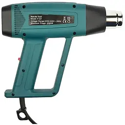 Термофен WEP F-GF-007 з цифровим регулюванням (2000W, 220V, t 60C-600C) - мініатюра 3