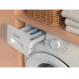 Indesit Пральна машина Indesit фронтальна, 6кг, 1000, A+++, 44.6см, дисплей, пара, інвертор, білий - мініатюра 7