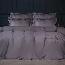 Простирадло на гумці MirSon Imperial Tencel №06 Gray 120х200 см (2200010755503) - мініатюра 7