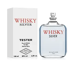Оригінал Evaflor Whisky Silver 100 мл ТЕСТЕР туалетна вода