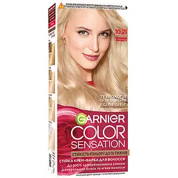 Уцінка. Фарба для волосся Garnier Color Sensation відтінок 10.21 перловий перламутр 110 мл (C5651780) 
