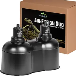 Світильник падвійний Terrario SunFusion Duo з двома керамічними патронами E27, 2 x 150Вт - мініатюра 6