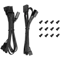 Комплект корпусних вентиляторів Deepcool FL12 SE 3 in 1 Black (R-FL12SE-BKAPN3-G) [168391] - мініатюра 6