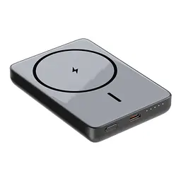Батарея універсальна Atria 10000mAh, PD/20W, 15W Wireless MagSafe, Black (WPD-W72B) - мініатюра 2