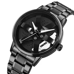 Годинник наручний чоловічий 1824BK Black Skmei acs0030561 - мініатюра 2