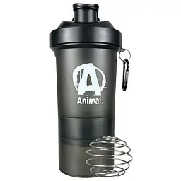 Шейкер Universal Nutrition Animal Smart Shaker (3-х компонентний), 600 мл - Black