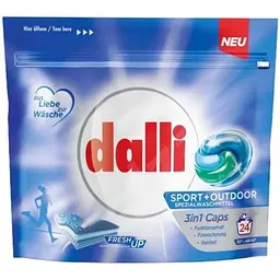 Капсули Dalli Sport Outdoor 3в1, 24 шт.