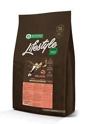 Сухий беззерновий корм для кошенят з лососем Nature's Protection Lifestyle Grain Free Salmon Kitten, 7 кг