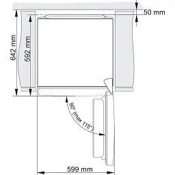 Холодильник GORENJE NRK6202ES4 (HZF3568SCD) - мініатюра 2