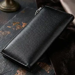 Практичний жіночий шкіряний гаманець ST Leather 19378 чорний - мініатюра 4