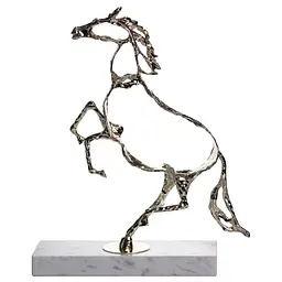 Декоративна фігурка Yiwu Horse 28х8.5х34 см металева статуетка колекційна для дому настільний декор HP-7-8 - мініатюра 3