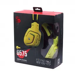 Ігрові навушники Bloody G575 (Punk Yellow) [69096] - мініатюра 5