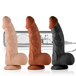 Вібратор Lovetoy Real Extreme 9" 23 см тілесний - мініатюра 8