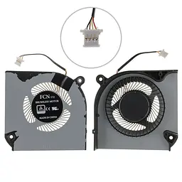 Вентилятор для ноутбука ACER NITRO 5 AN517-52 (GPU FAN), AN515-44, AN515-55, 4pin (DFS531005PL0T FL78, 23.Q7KN2.002) (Кулер)