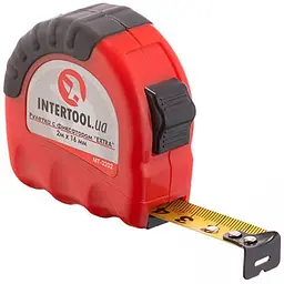Вимірювальна рулетка Intertool 2 м х 16 мм Extra