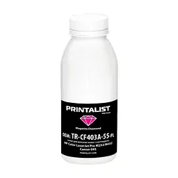 Тонер HP CLJ Pro M252/M452, Canon 045, 50г Magenta Printalist (TR-CF403A-55-PL)