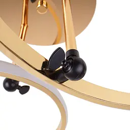 Люстра Brille світлодіодна 40W WW G/BK (BR-01 693C/2) - мініатюра 3