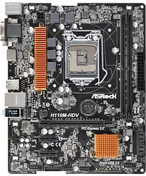Материнська плата AsRock H110M-HDV rev1.02 (H110M-HDV) (Socket 1151, Intel H110, Micro-ATX) Б/в
