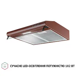 Витяжка плоска Perfelli PL 5144 BR LED - мініатюра 4