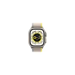 Смарт-годинник Apple Watch Ultra GPS + Cellular 49 mm Titanium Case with Yellow/Beige Trail Loop-S/M (MNHD3/MNHK3) - мініатюра 3