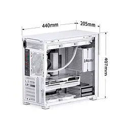 Корпус JONSBO D41 MESH SC White - мініатюра 10